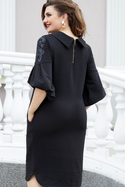 Платье Vittoria Queen 14293 черный - фото 4
