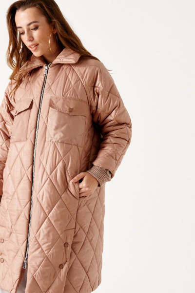 Плащ ELLETTO 3525 бежевый - фото 2