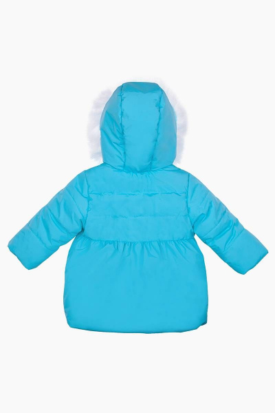 Куртка зимняя на каждый день бирюзовая из плащёвой ткани Bell Bimbo 213310 св.бирюза - фото 3
