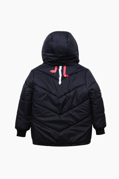 Куртка зимняя с мультиколором на каждый день Bell Bimbo 213322 черный/набивка - фото 2