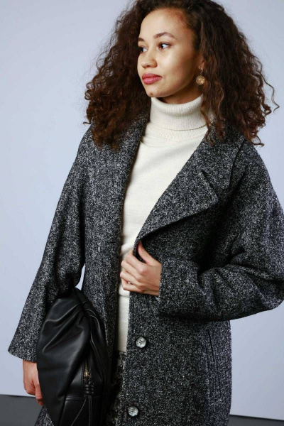Пальто о-силуэта с пуговицами и воротником пиджачного типа Femme & Devur 70779 1.59F(170) - фото 4