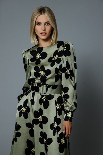 Платье DILIA 0549 мультиколор - фото 2