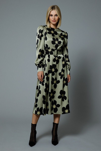 Платье DILIA 0549 мультиколор - фото 1