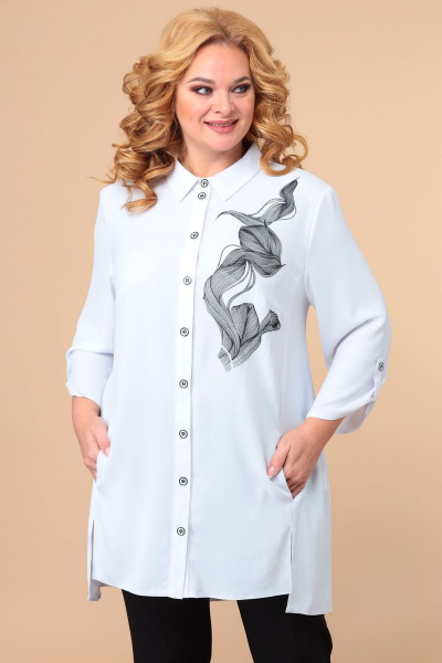 Блуза Ga-Ta Style 1813/4 белый - фото 2