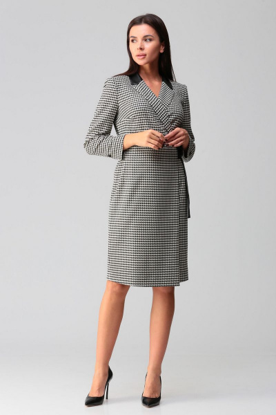 Платье Le Collect 301 гусиная_лапка - фото 4