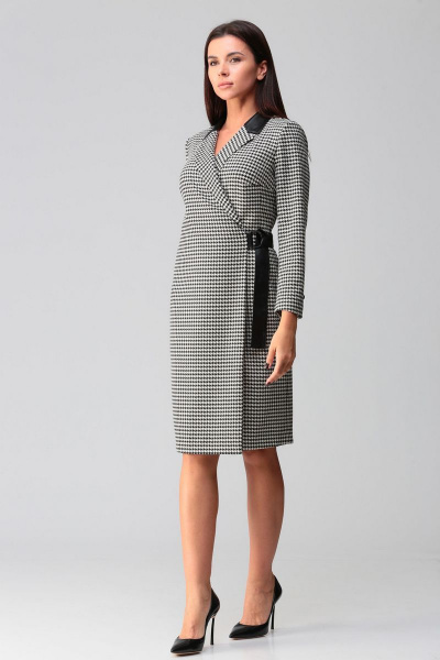 Платье Le Collect 301 гусиная_лапка - фото 3