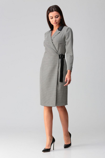 Платье Le Collect 301 гусиная_лапка - фото 2