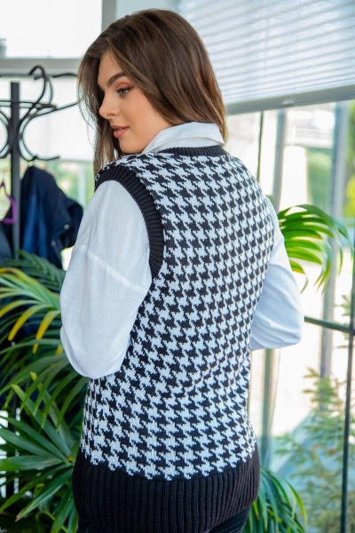 Жилет INVITE 5009 белый-черный - фото 2