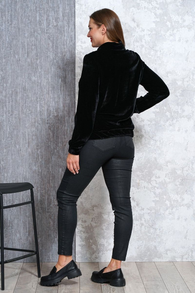Жакет из бархата на каждый день демисезонный Медея и К 2112 - фото 8