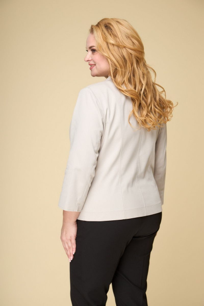 Жакет БелЭльСтиль 203-1 07 22 бежевый - фото 4