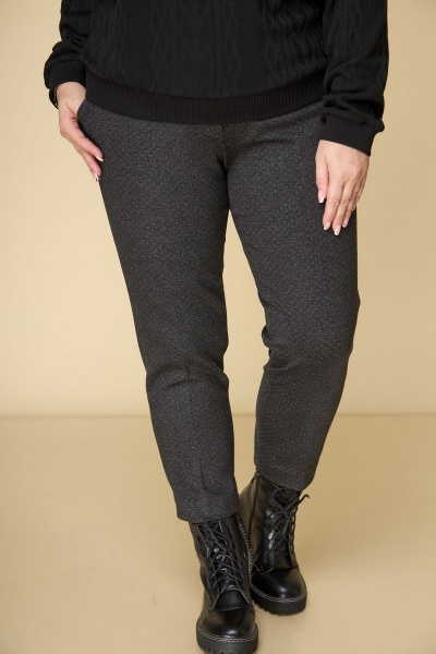 Брюки БелЭльСтиль 586 серый_трикотаж - фото 2