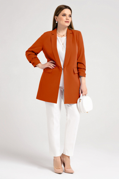 Жакет Панда 13430z терракотовый - фото 1