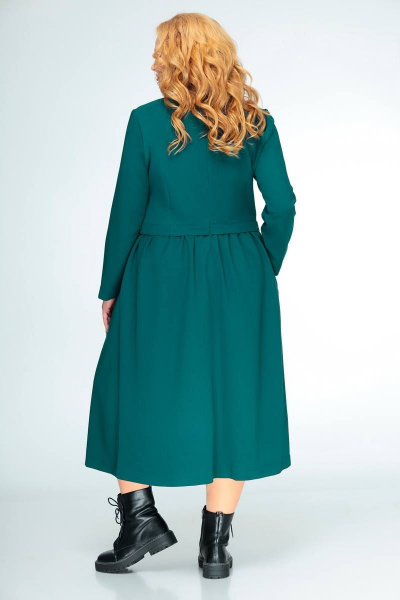 Платье Swallow 407 зеленый - фото 2