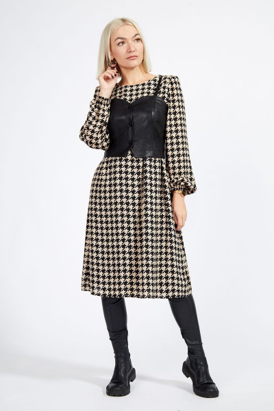 Жилет, платье Милора-стиль 947 - фото 1