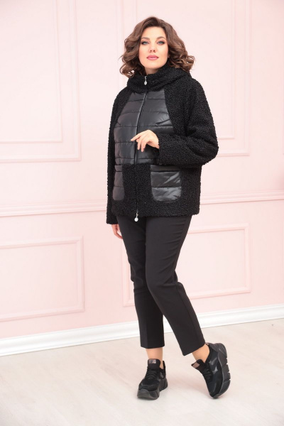 Куртка Solomeya Lux 852 черный - фото 2