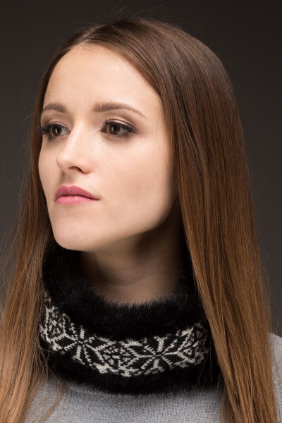 Повязка Зима Фэшн 051-1-02 черный_под_норку - фото 7