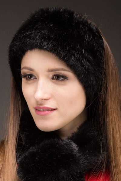 Повязка Зима Фэшн 051-1-02 черный_под_норку - фото 6