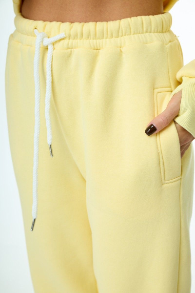 Брюки, худи Anelli 976 желтый - фото 7