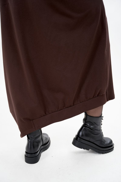 Юбка GRATTO 6005 шоколад - фото 7