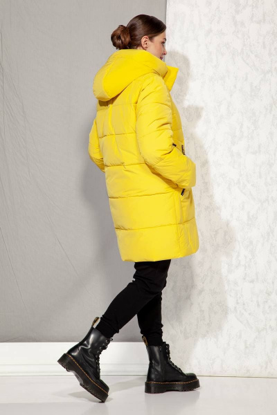 Полупальто Beautiful&Free 4073 желтый - фото 5