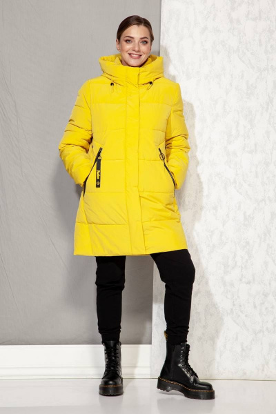 Полупальто Beautiful&Free 4073 желтый - фото 2
