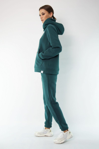 Утепленный спортивный костюм из флиса с брюками и худи Kivviwear 40524053.03 - фото 9