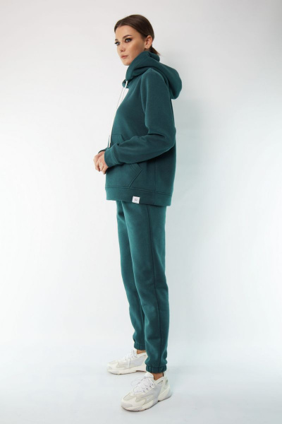 Утепленный спортивный костюм из флиса с брюками и худи Kivviwear 40524053.03 - фото 8