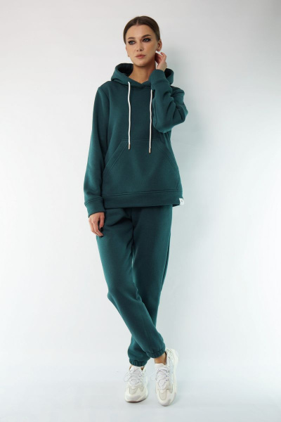 Утепленный спортивный костюм из флиса с брюками и худи Kivviwear 40524053.03 - фото 4