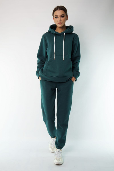 Утепленный спортивный костюм из флиса с брюками и худи Kivviwear 40524053.03 - фото 2