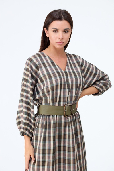 Платье Anelli 1120 клетка - фото 6