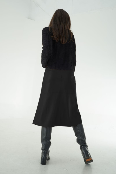 Юбка MALI 221-109 чёрный - фото 4