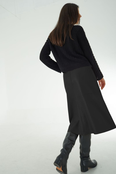 Юбка MALI 221-109 чёрный - фото 3
