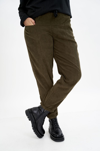 Брюки GRATTO 3008 хаки - фото 4