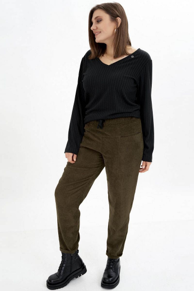 Брюки GRATTO 3008 хаки - фото 3