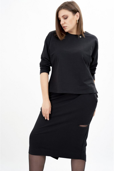 Юбка GRATTO 6006 черный - фото 5