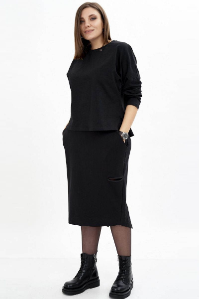 Юбка GRATTO 6006 черный - фото 2