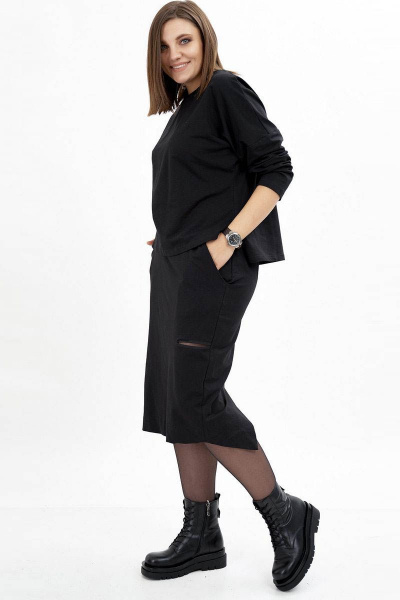 Юбка GRATTO 6006 черный - фото 1