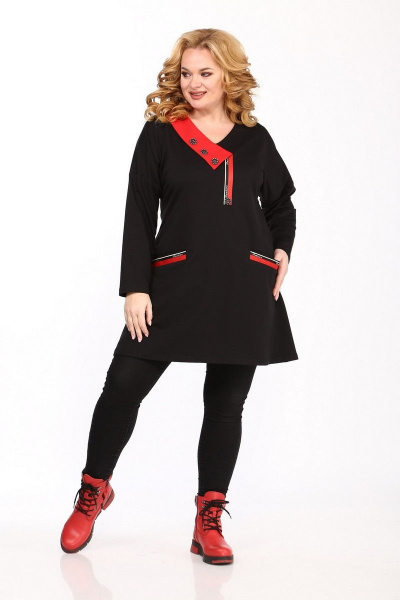 Туника SOVITA M-2139 черный - фото 1