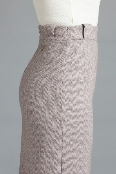 Юбка Mirolia 987 темно-бежевый - фото 4