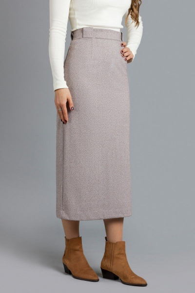 Юбка Mirolia 987 темно-бежевый - фото 2