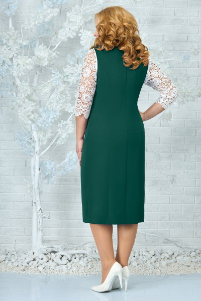 Блуза, сарафан Ninele 7403 изумруд - фото 2