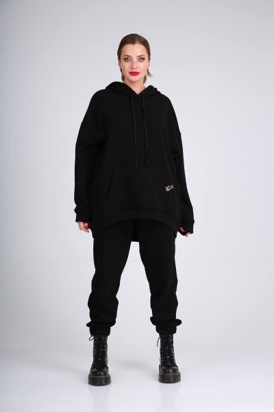 Худи Bliss 2070/1 черный - фото 3