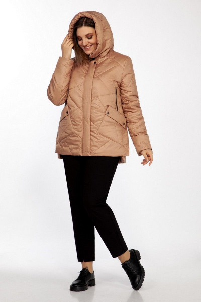 Куртка Ольга Стиль С-698 карамель - фото 1