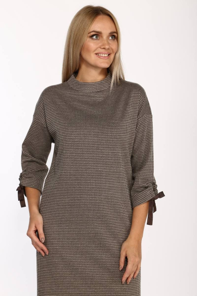 Платье Danaida 2070 бежево-коричневый - фото 6