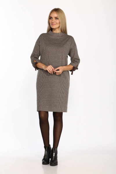 Платье Danaida 2070 бежево-коричневый - фото 5