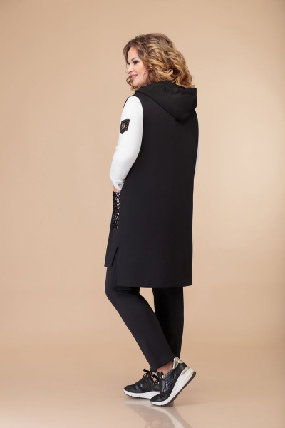 Брюки, жилет, туника Svetlana-Style 1492 черный+белый2 - фото 3