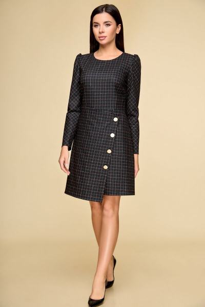 Платье DaLi 3553 клетка - фото 1