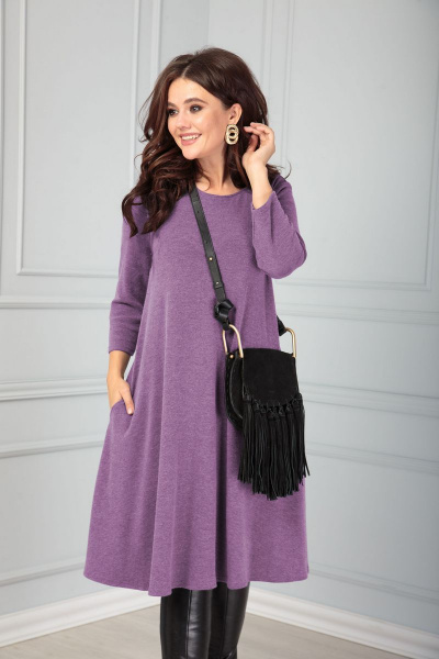 Платье Anastasia 495 лаванда - фото 1