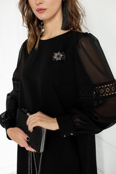 Платье Butеr 2296 черный - фото 2