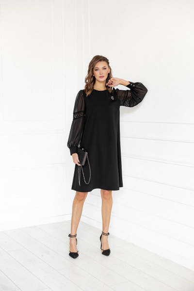 Платье Butеr 2296 черный - фото 1